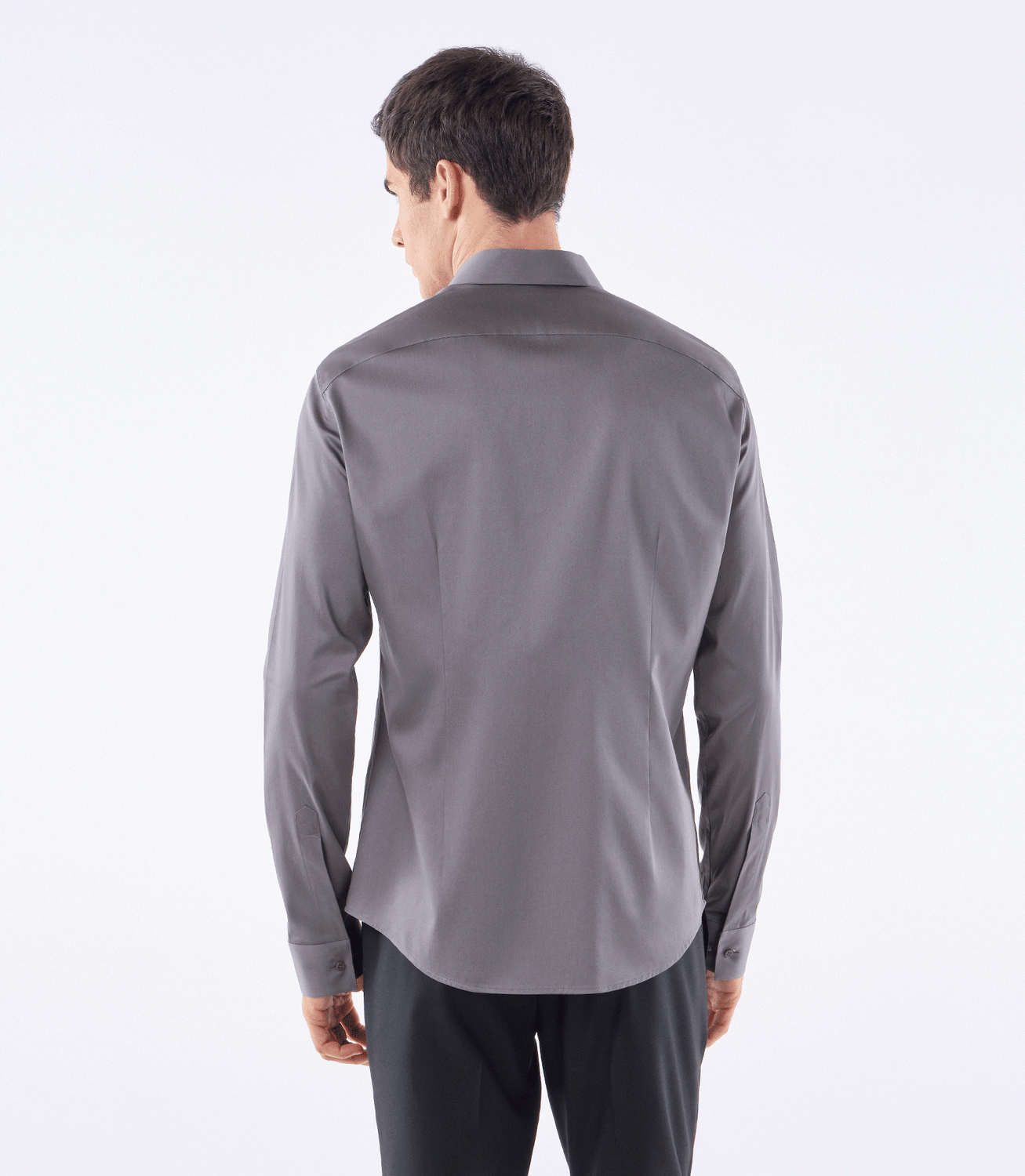Camisa Social Vista Coberta Cinza – slide 3