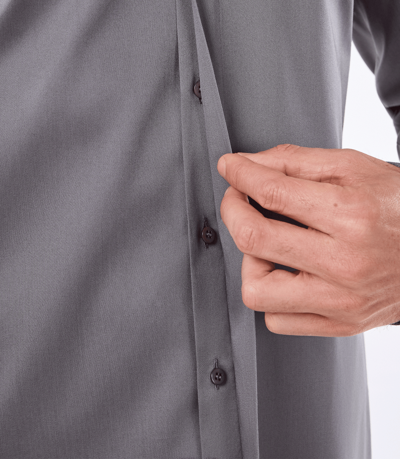 Camisa Social Vista Coberta Cinza – slide 6