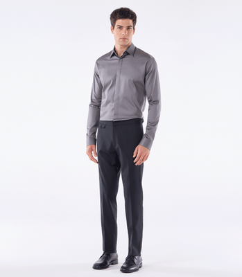 Camisa Social Vista Coberta Cinza thumbnail 7
