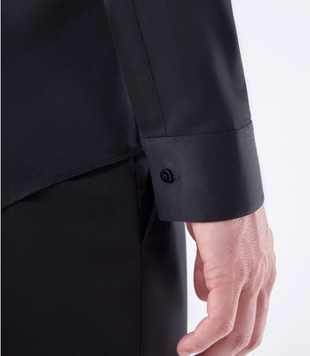 Camisa Gola Mao Manga Longa Tailor Air Preto thumbnail 5