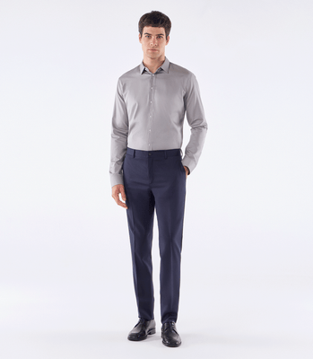 Camisa Meia Vista Manga Longa Tailor Air Cinza thumbnail 6