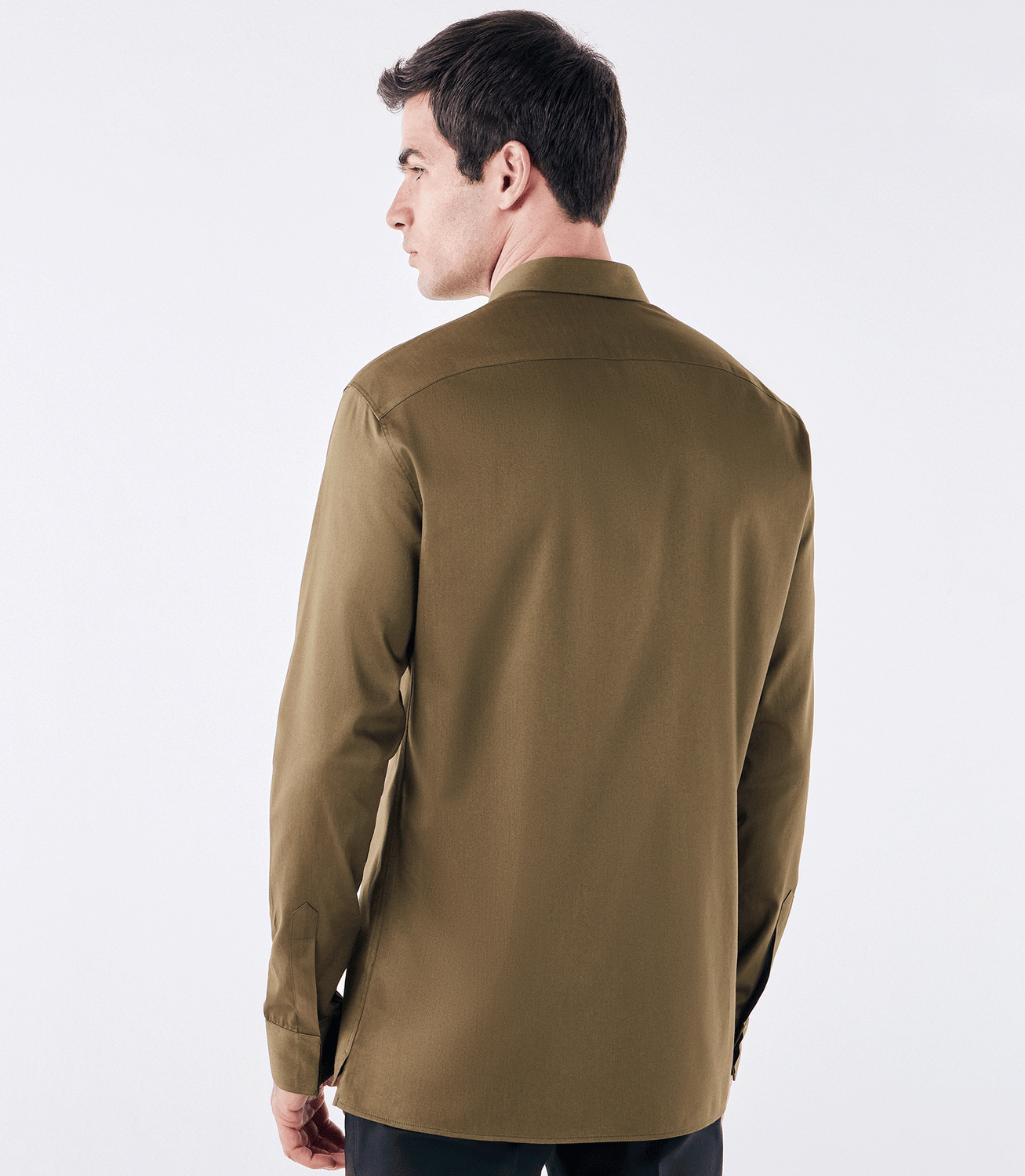 Camisa Tailor Air Pima com Bolso Verde – slide 3