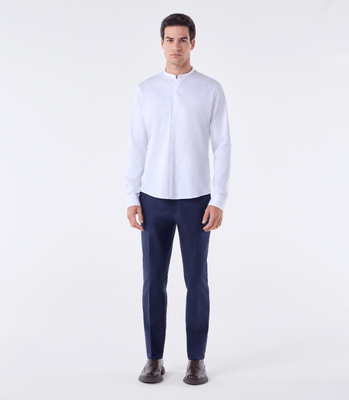 Camisa Gola Mao Vista Híbrida Branco thumbnail 2