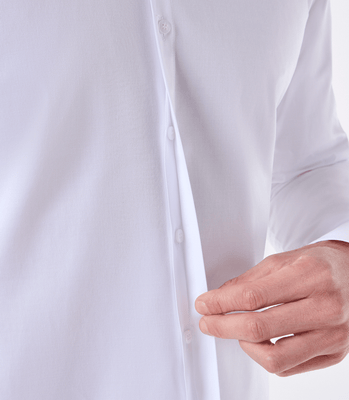 Camisa Gola Mao Vista Híbrida Branco thumbnail 5