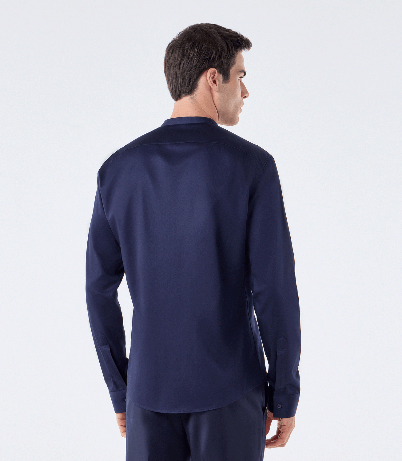 Camisa Gola Mao Vista Híbrida Azul – slide 3