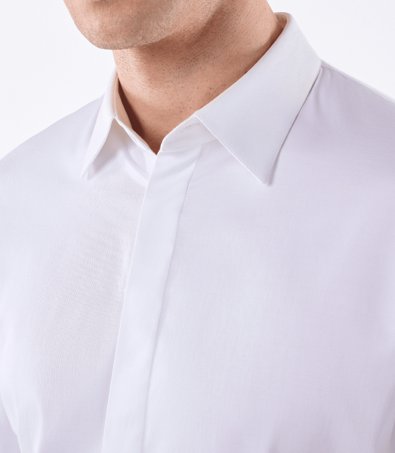 Camisa  de Smoking Vista Coberta Branco – slide 3