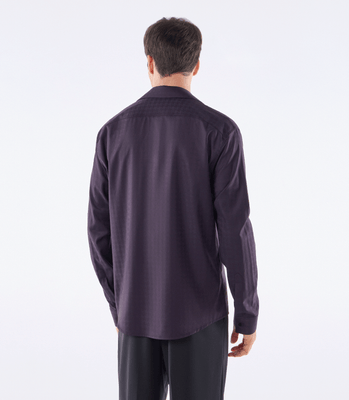 Camisa Social Vista Zíper Vermelho thumbnail 3