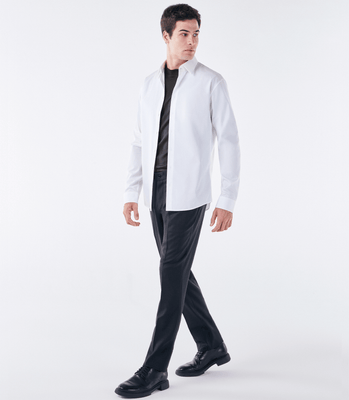 Camisa Manga Longa Maxi Tailor Air Branco thumbnail 2