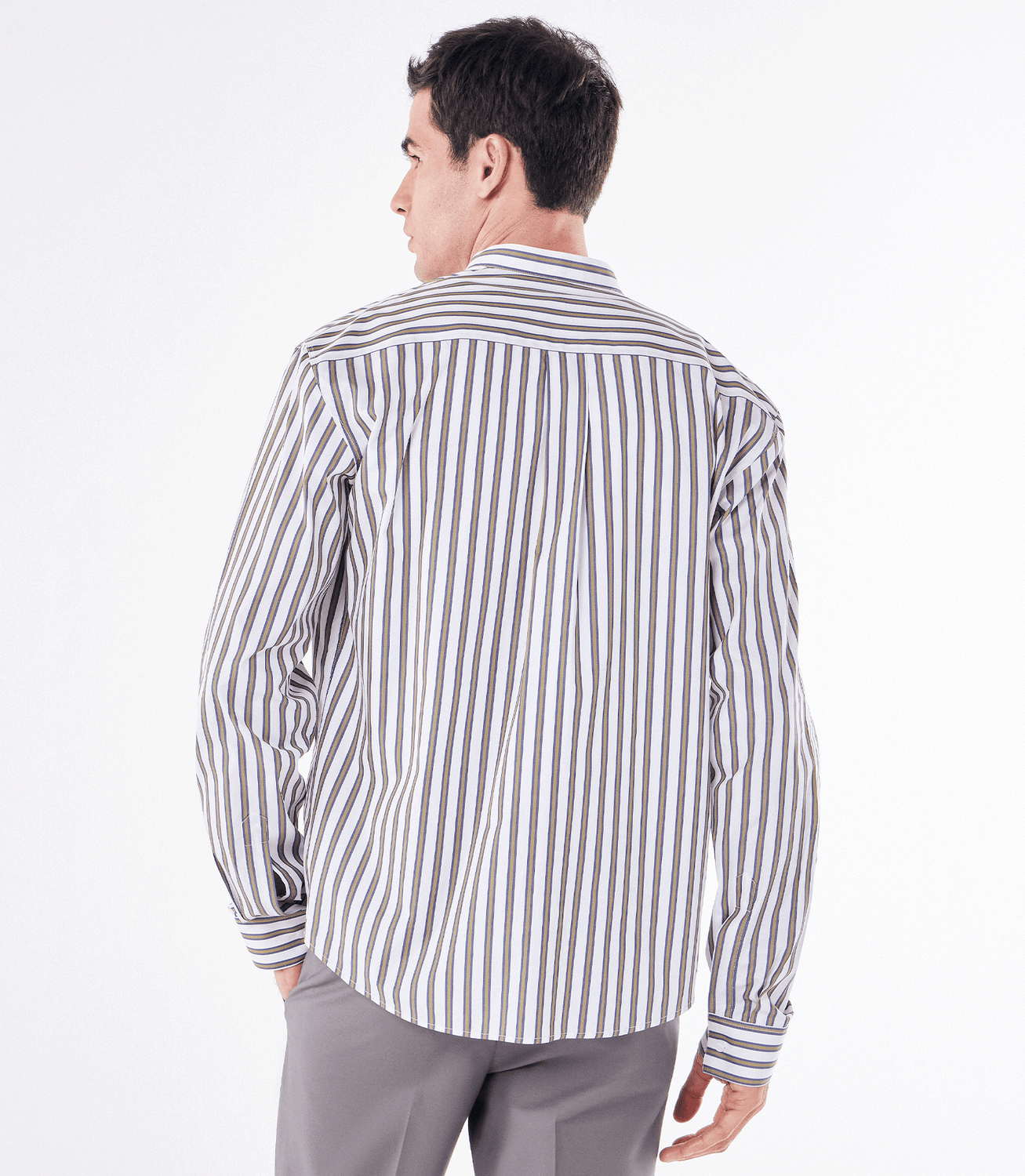 Camisa Manga Longa Maxi com Gola Mao Verde – slide 3