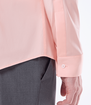 Camisa Social Lar Manga Longa Laranja thumbnail 5