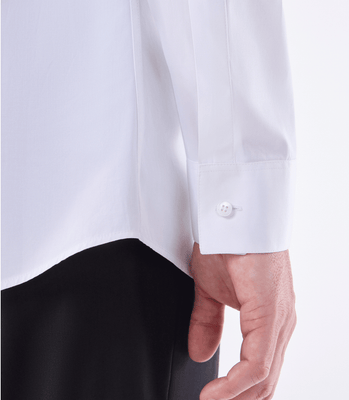 Camisa Maxi Manga Longa Tailor Air Branco thumbnail 5