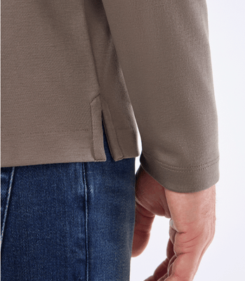 Camiseta Interloque 44/1 Manga Longa Gola Média Marrom thumbnail 5