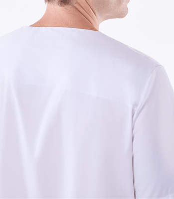 Camiseta Canoa Zíper no Ombro Branco thumbnail 5