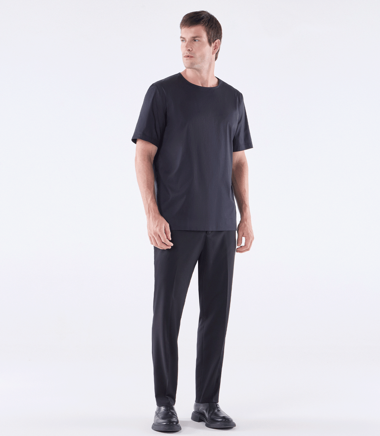 Camiseta Canoa Zíper no Ombro Preto – slide 2