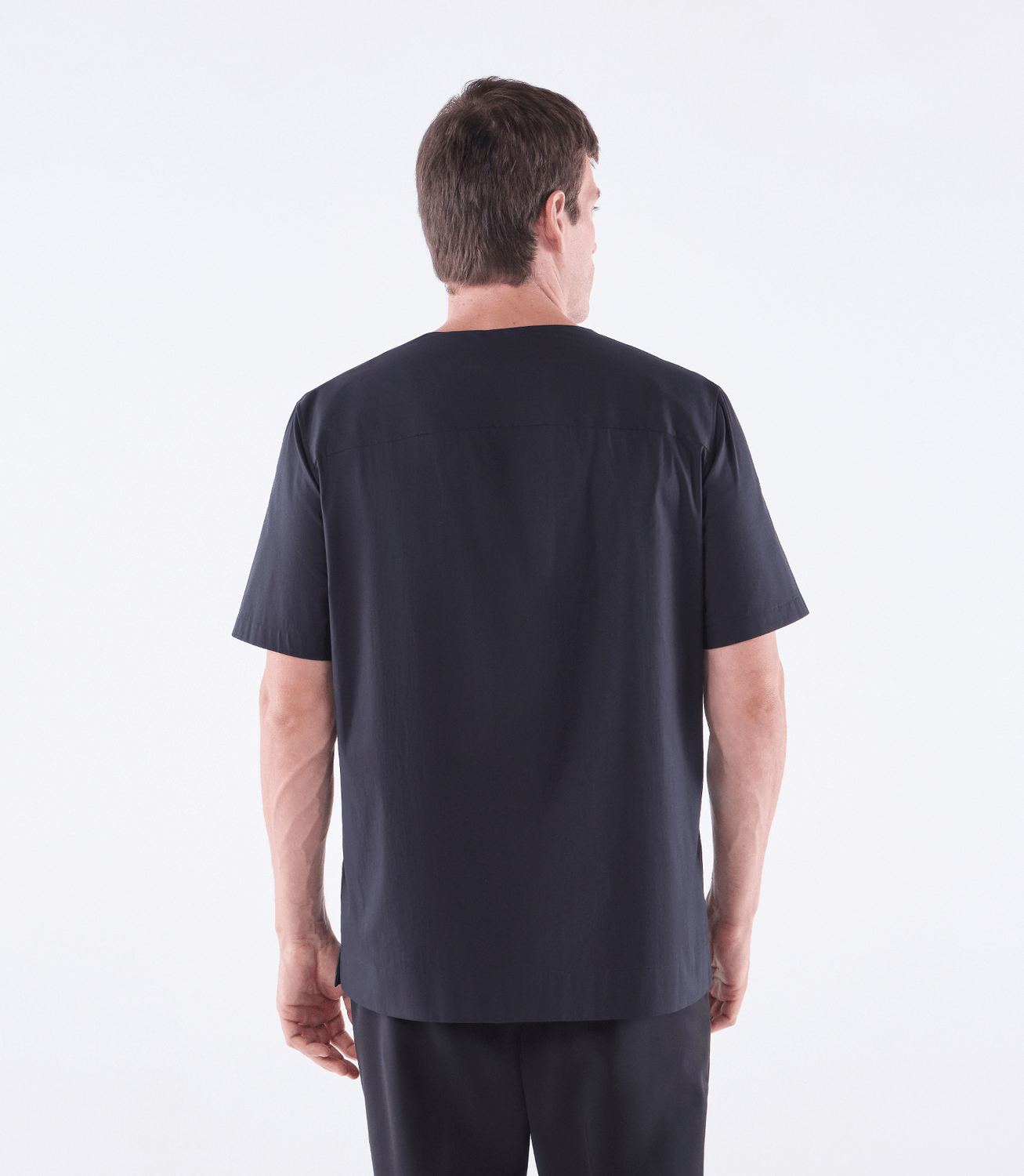 Camiseta Canoa Zíper no Ombro Preto – slide 3