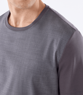 Camiseta Tailor Air Lã Active Zíper Cinza thumbnail 4