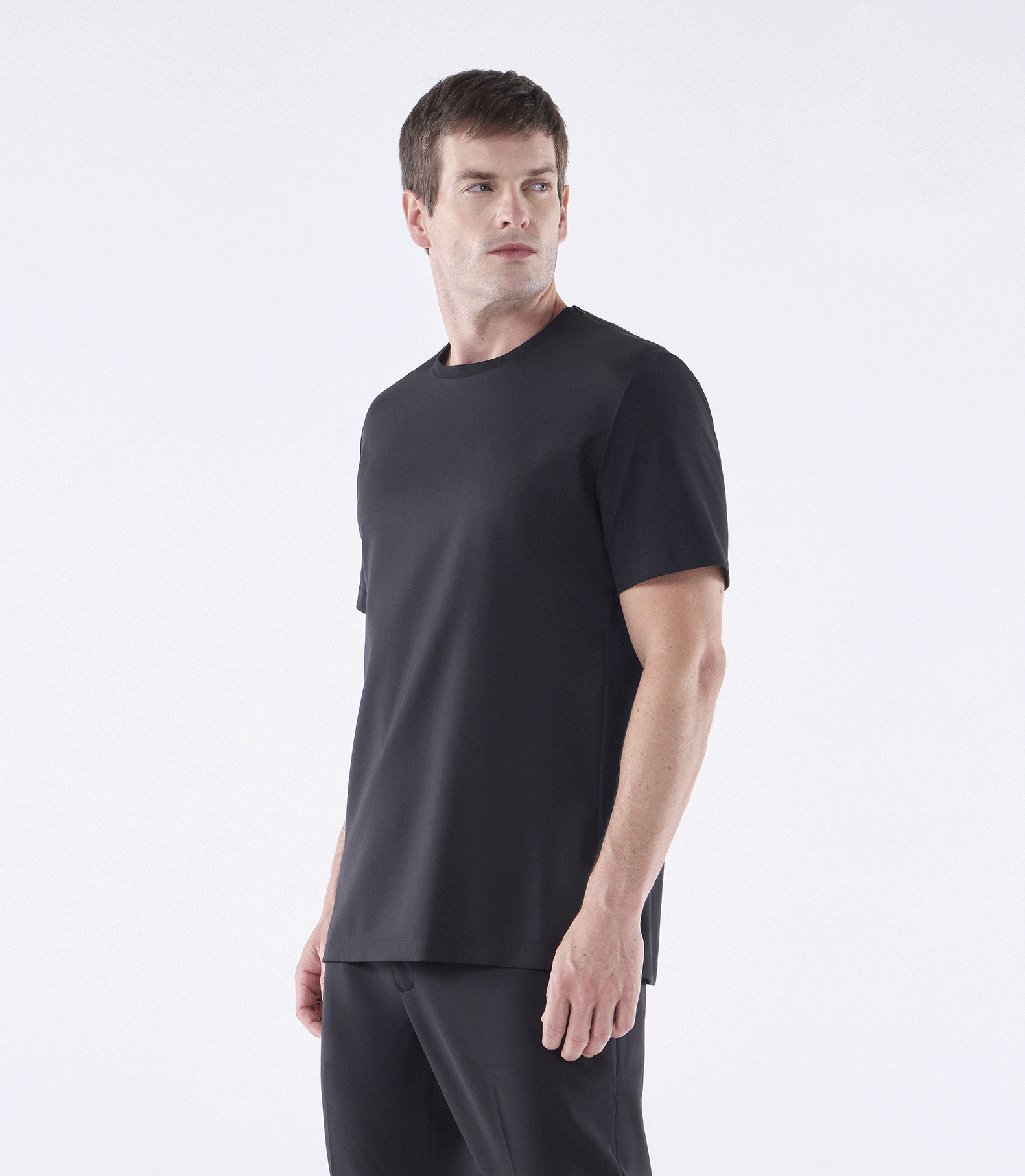 Camiseta Tailor Air Lã Active Zíper Preto
