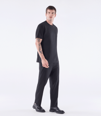 Camiseta Tailor Air Lã Active Zíper Preto thumbnail 2
