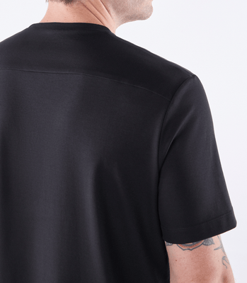 Camiseta Tailor Air Lã Active Zíper Preto thumbnail 5