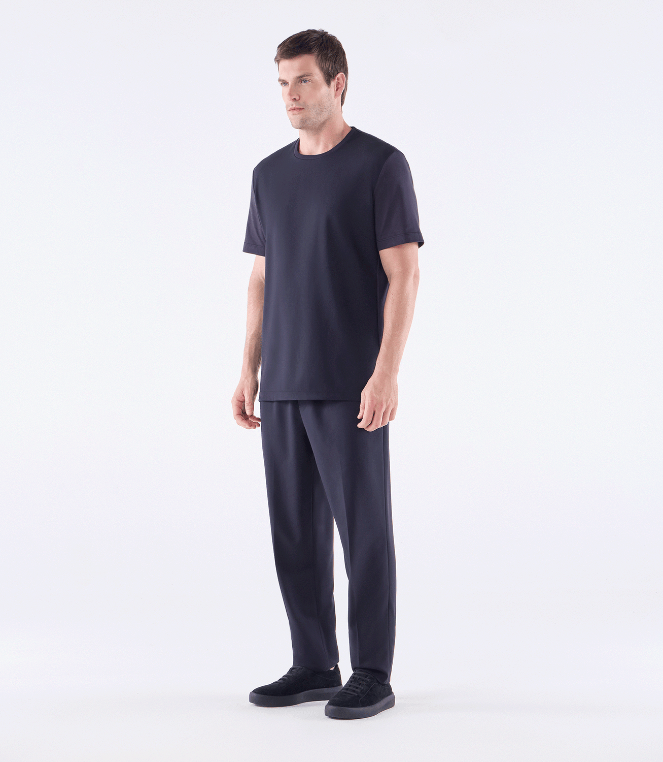 Camiseta Tailor Air Lã Active Zíper Azul – slide 2