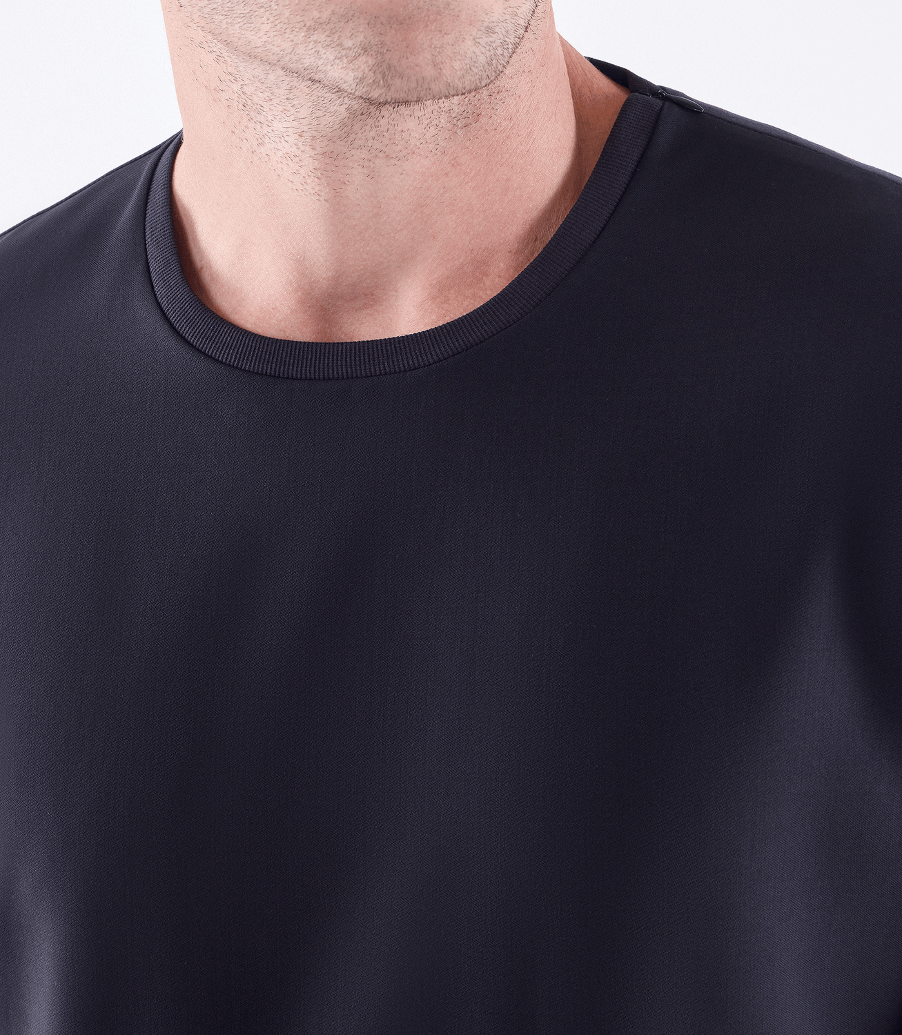 Camiseta Tailor Air Lã Active Zíper Azul – slide 4