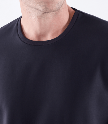 Camiseta Tailor Air Lã Active Zíper Azul thumbnail 4