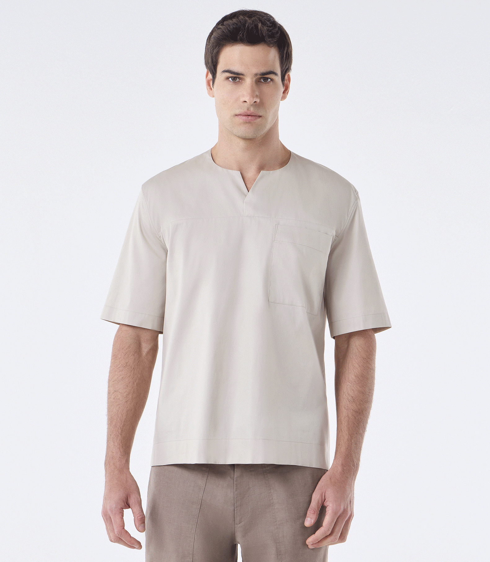 Camiseta Tailor Air Bolso Bege