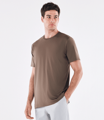 Camiseta Interloque Fio 140 Marrom thumbnail 1