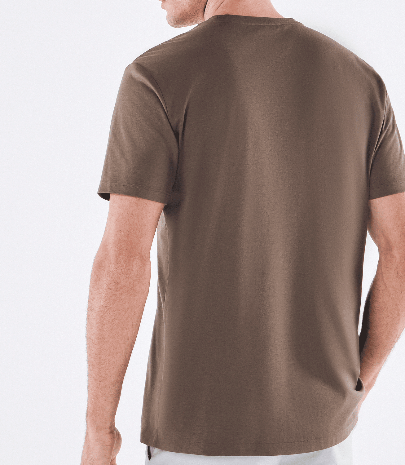 Camiseta Interloque Fio 140 Marrom – slide 3