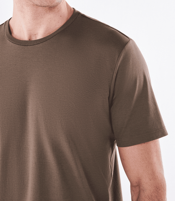 Camiseta Interloque Fio 140 Marrom thumbnail 4