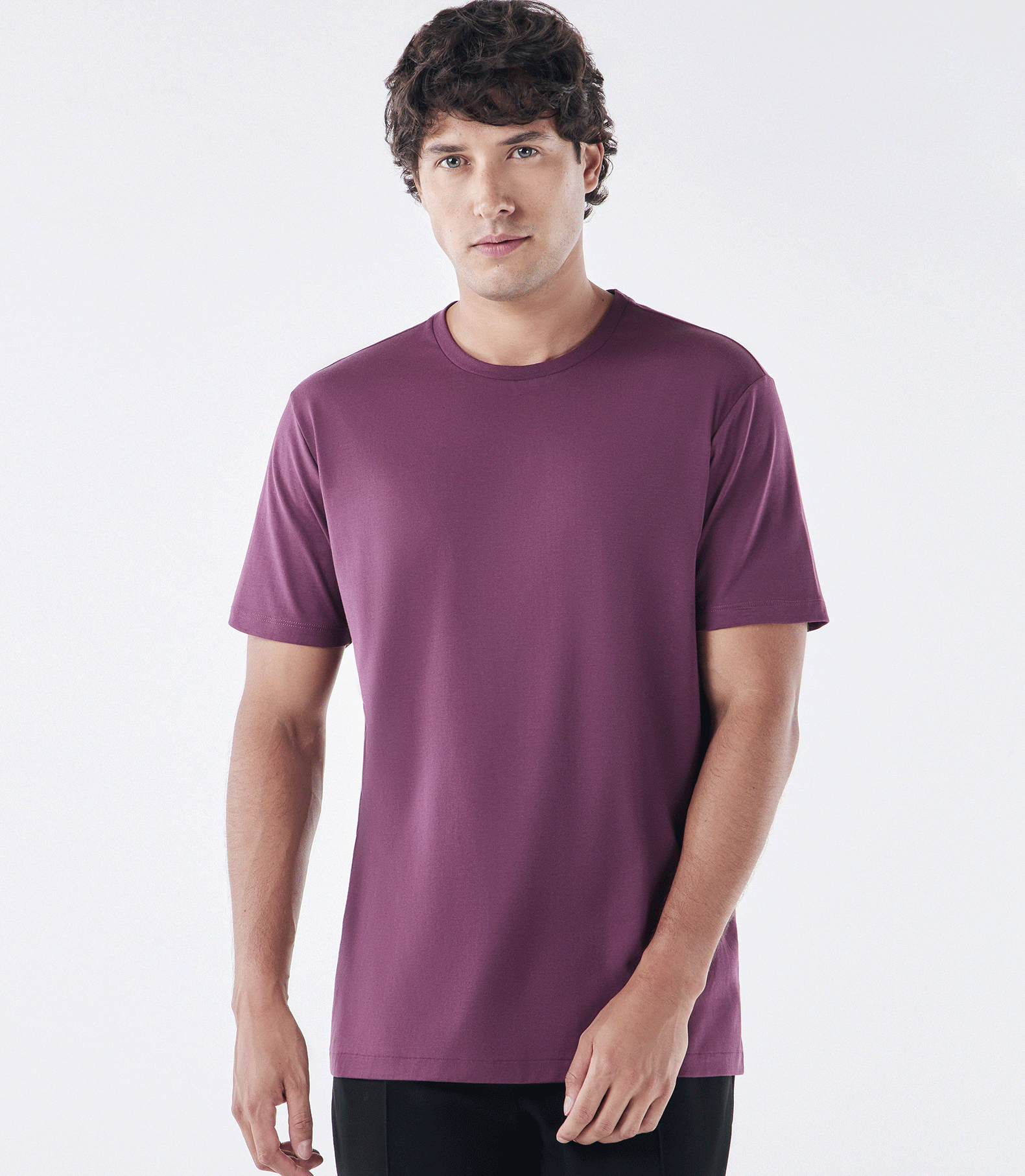 Camiseta Interloque Fio 140 Vinho