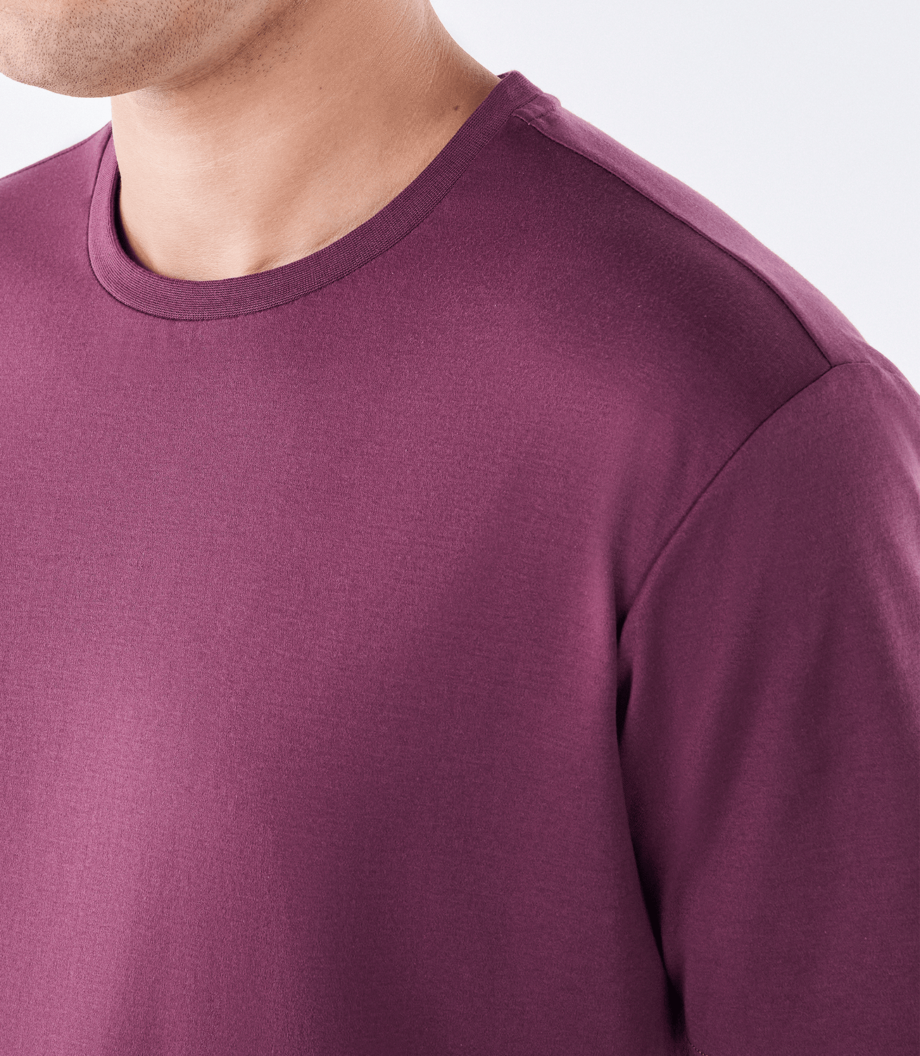 Camiseta Interloque Fio 140 Vinho – slide 4