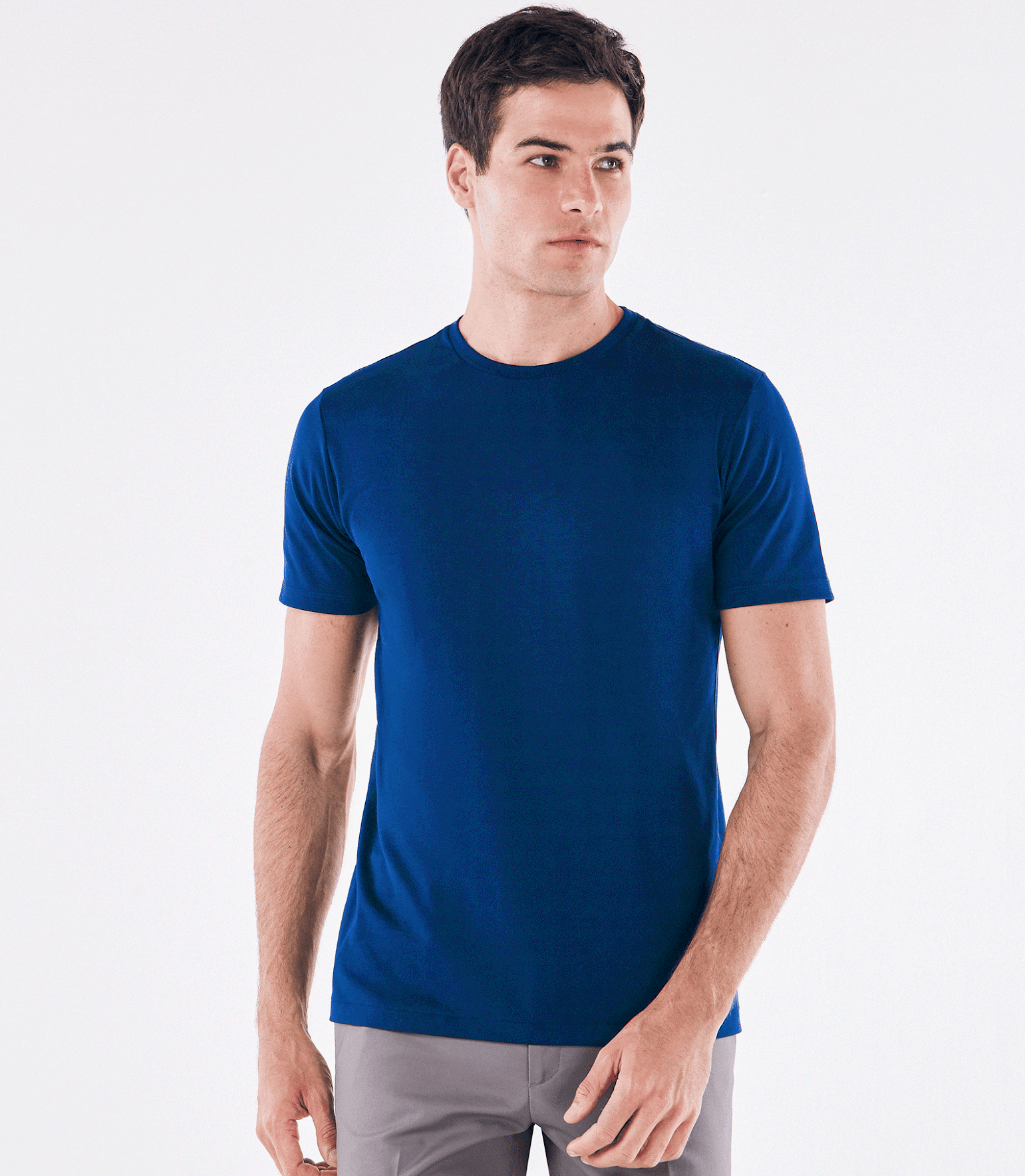 Camiseta Interloque Fio 140 Azul