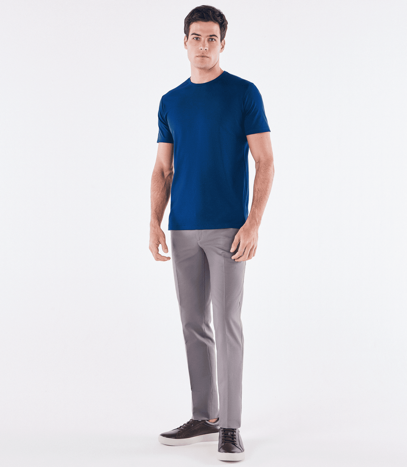 Camiseta Interloque Fio 140 Azul – slide 2