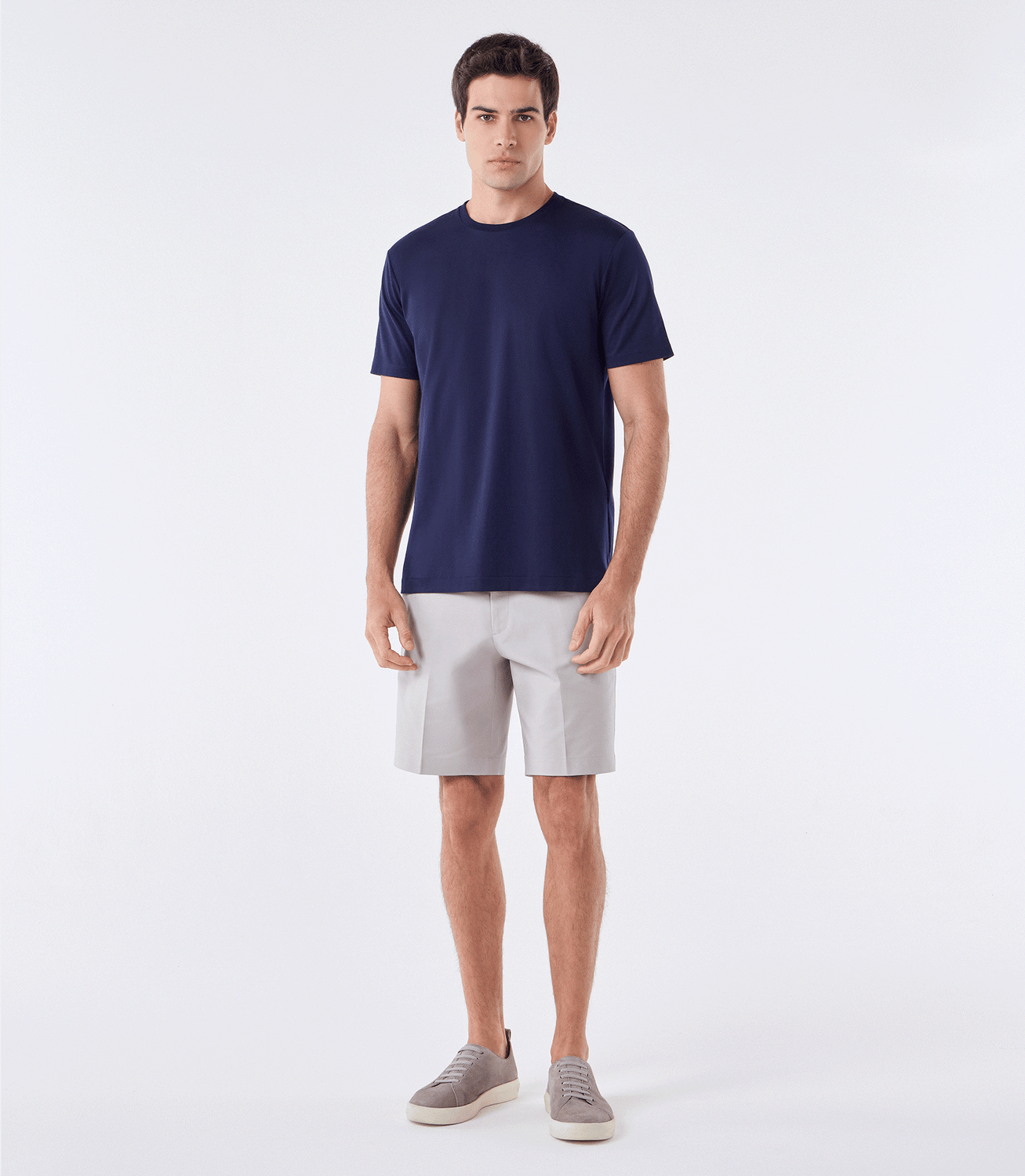 Camiseta Interloque Fio 140 Azul – slide 2