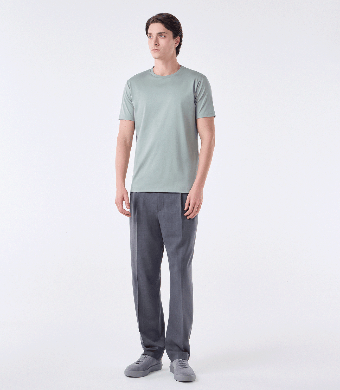 Camiseta Interloque Fio 140 Verde – slide 2