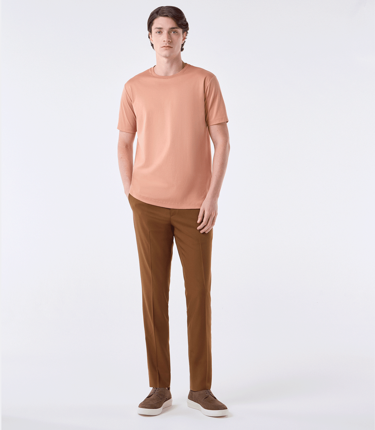 Camiseta Interloque Fio 140 Laranja – slide 2