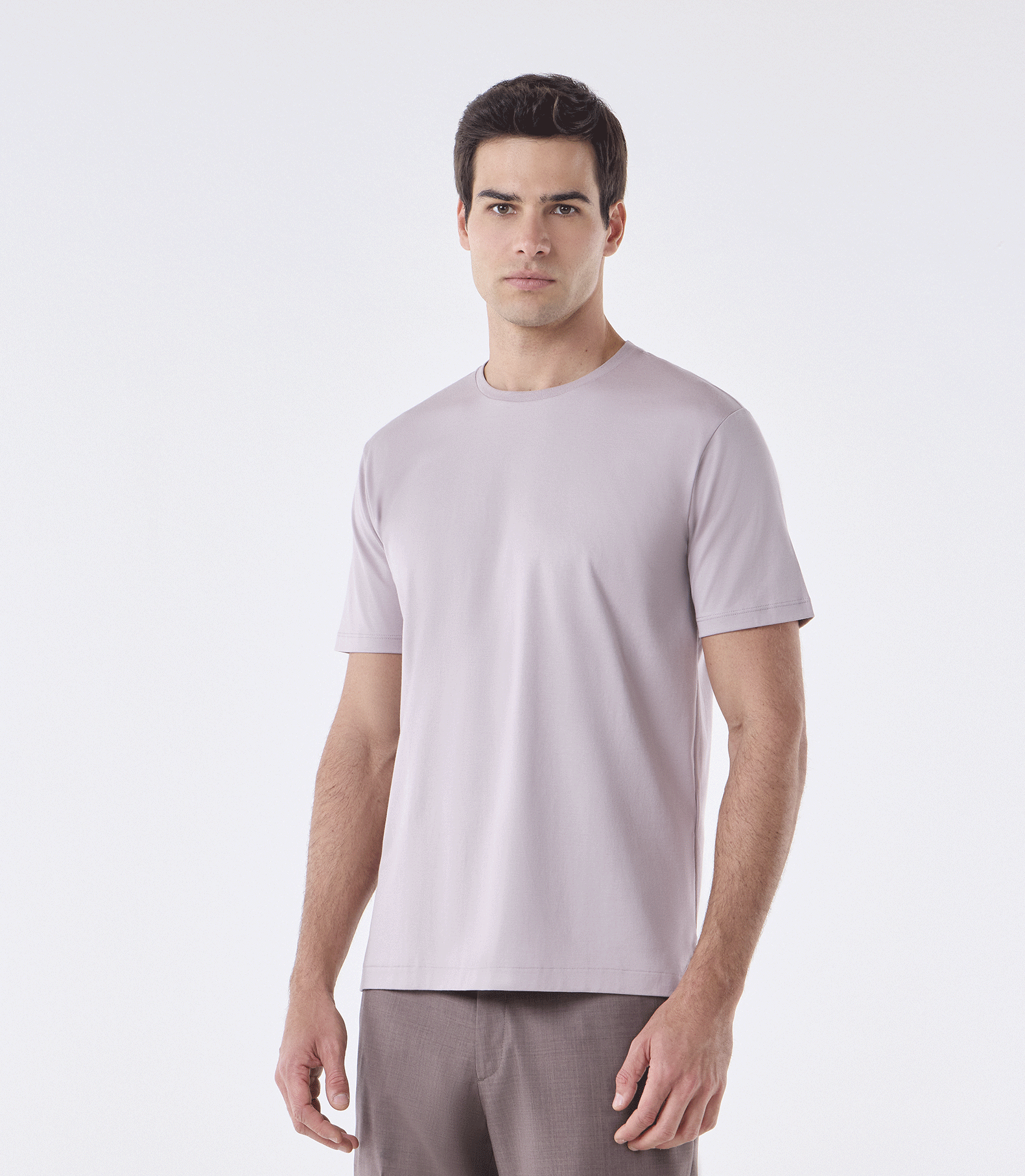Camiseta Interloque Fio 140 Lilás