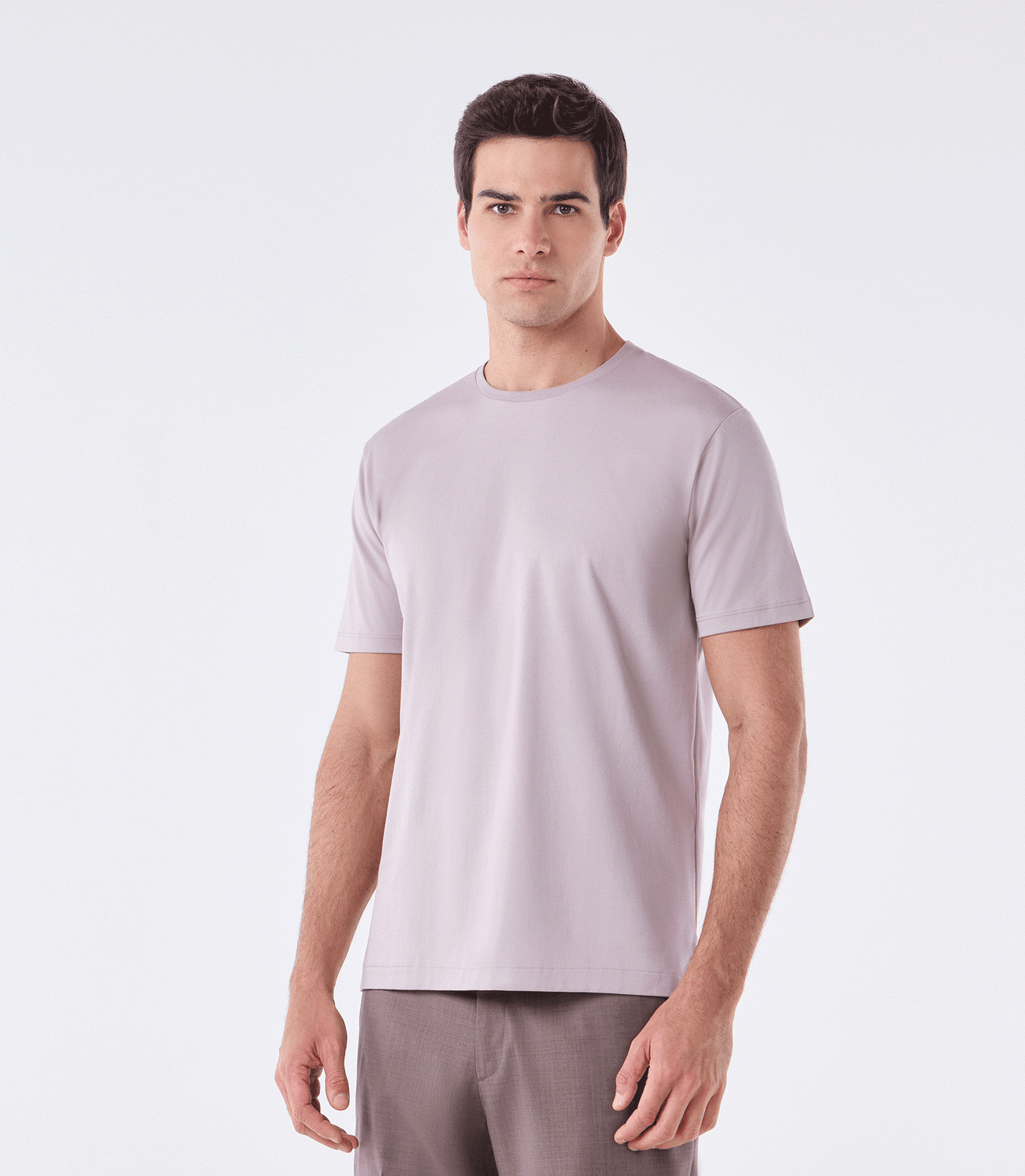 Camiseta Interloque Fio 140 Lilás – slide 1