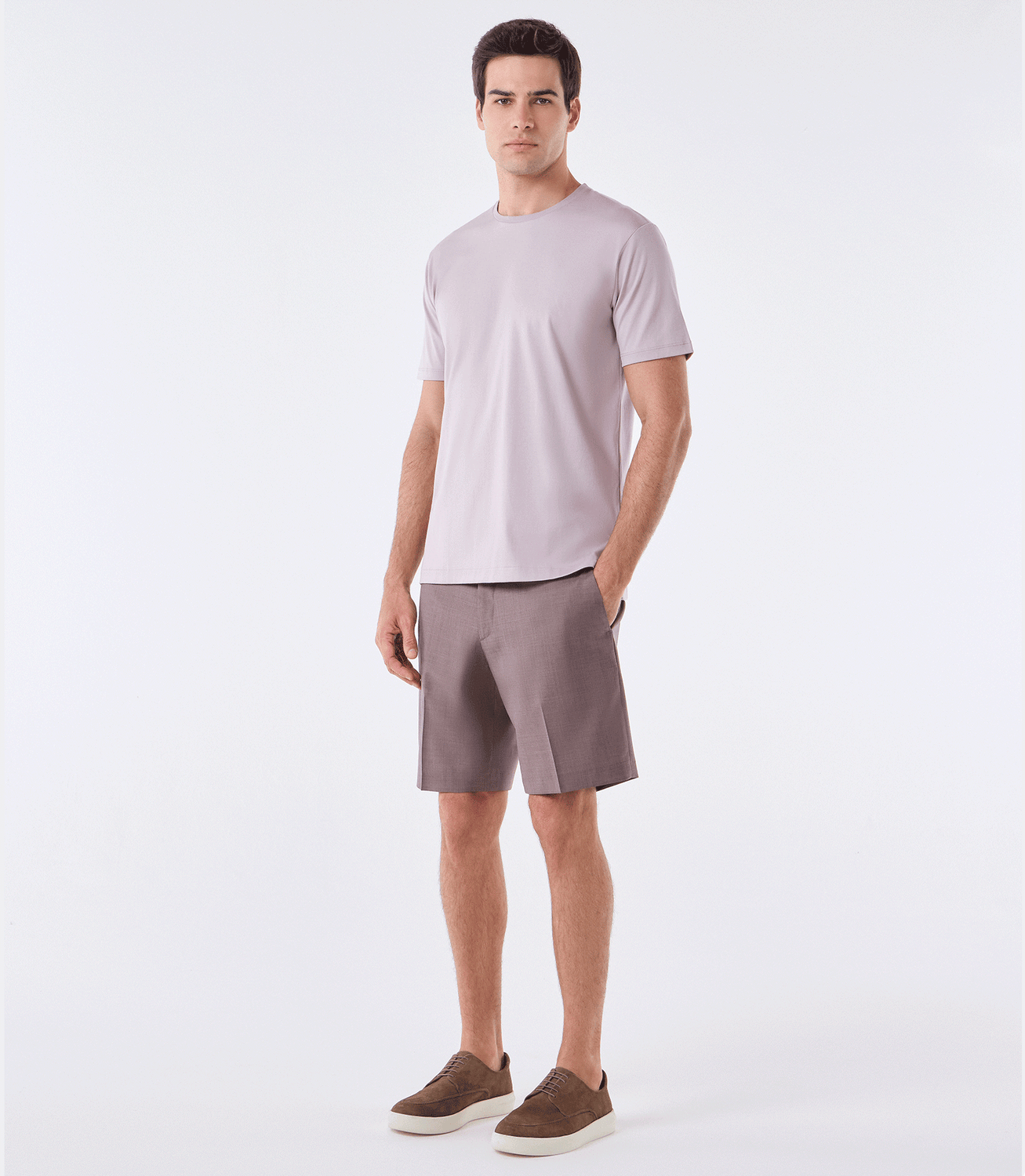 Camiseta Interloque Fio 140 Lilás – slide 2