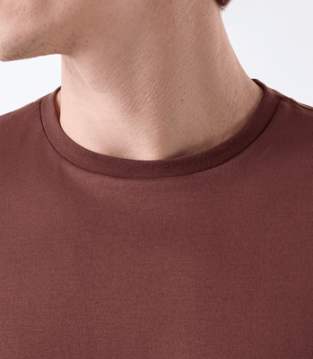 Camiseta Interloque Fio 140 Marrom thumbnail 4