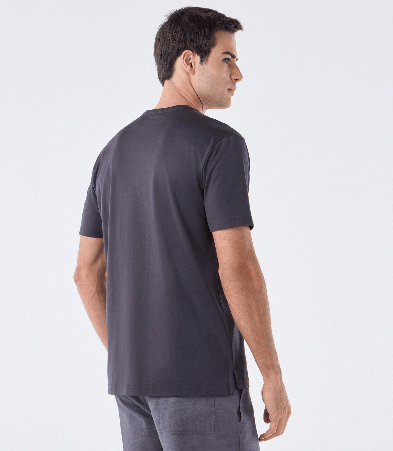 Camiseta Interloque Fio 140 Cinza – slide 3