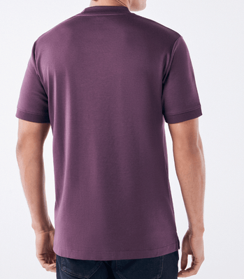 Camiseta Pima Interloque Gola Média Roxo thumbnail 3