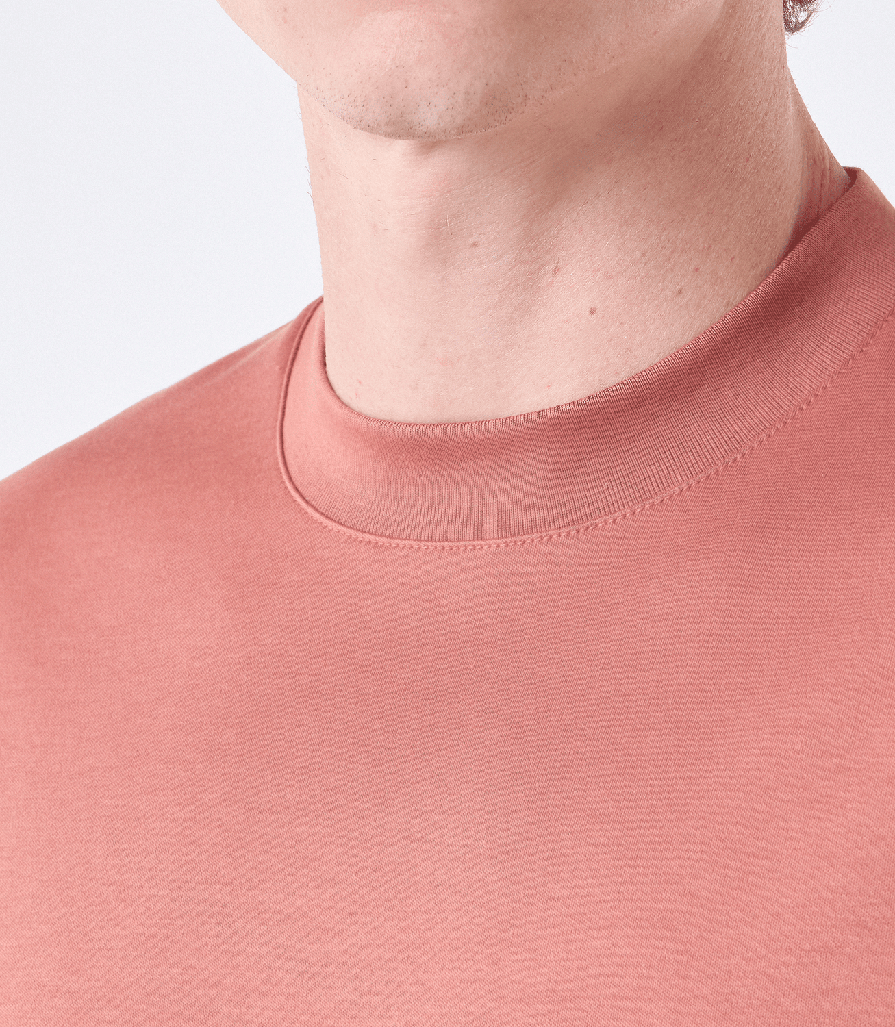 Camiseta Pima Interloque Gola Média Marrom – slide 4