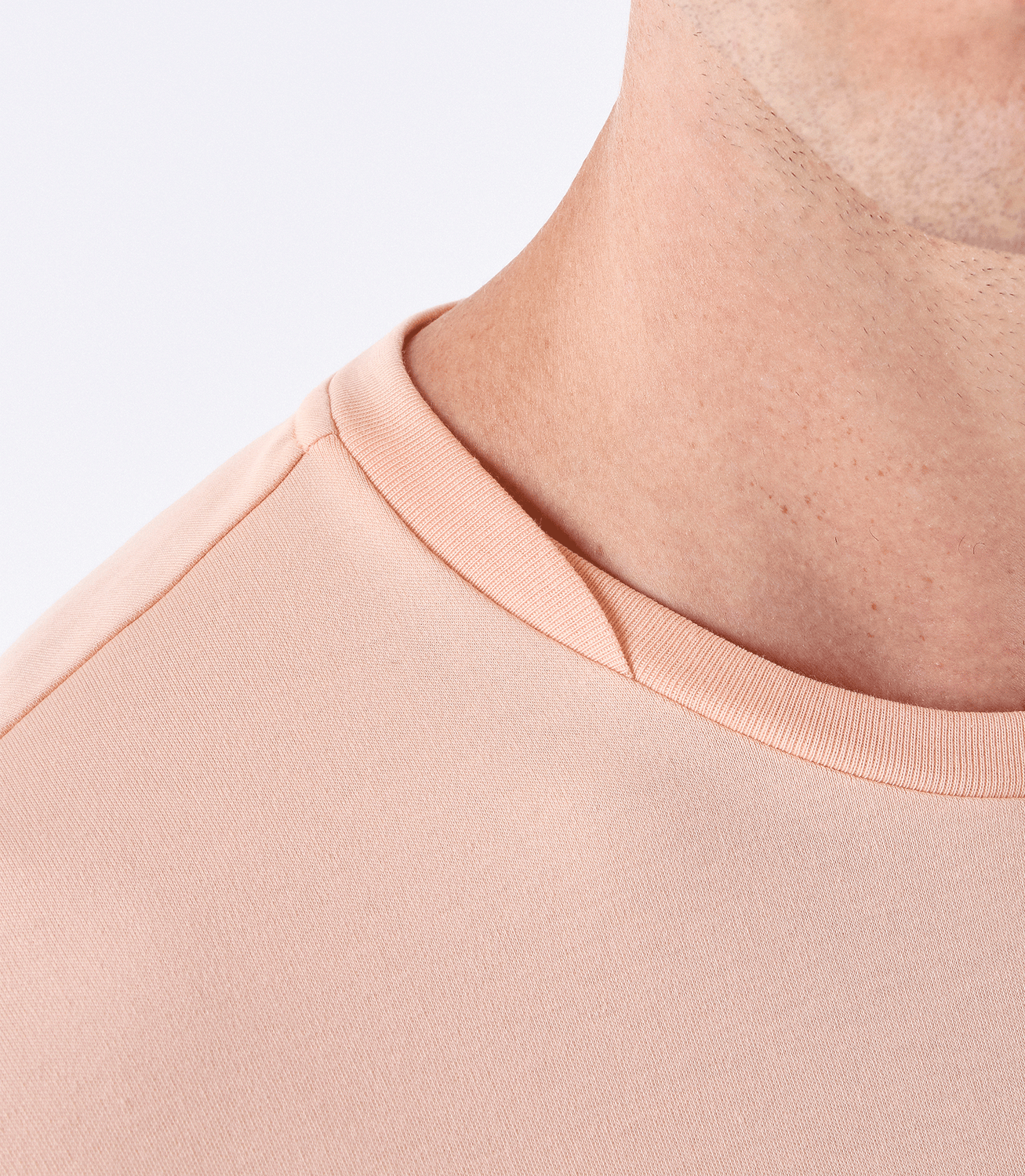 Camiseta Pima Interloque Gola Cruzada Laranja – slide 4