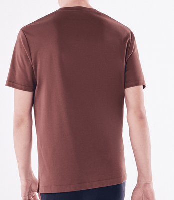 Camiseta Pima Interloque Bomber Marrom thumbnail 3