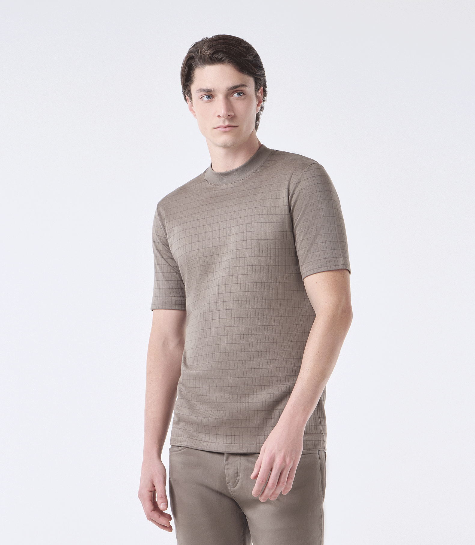 Camiseta Maquineta Gola Média Verde