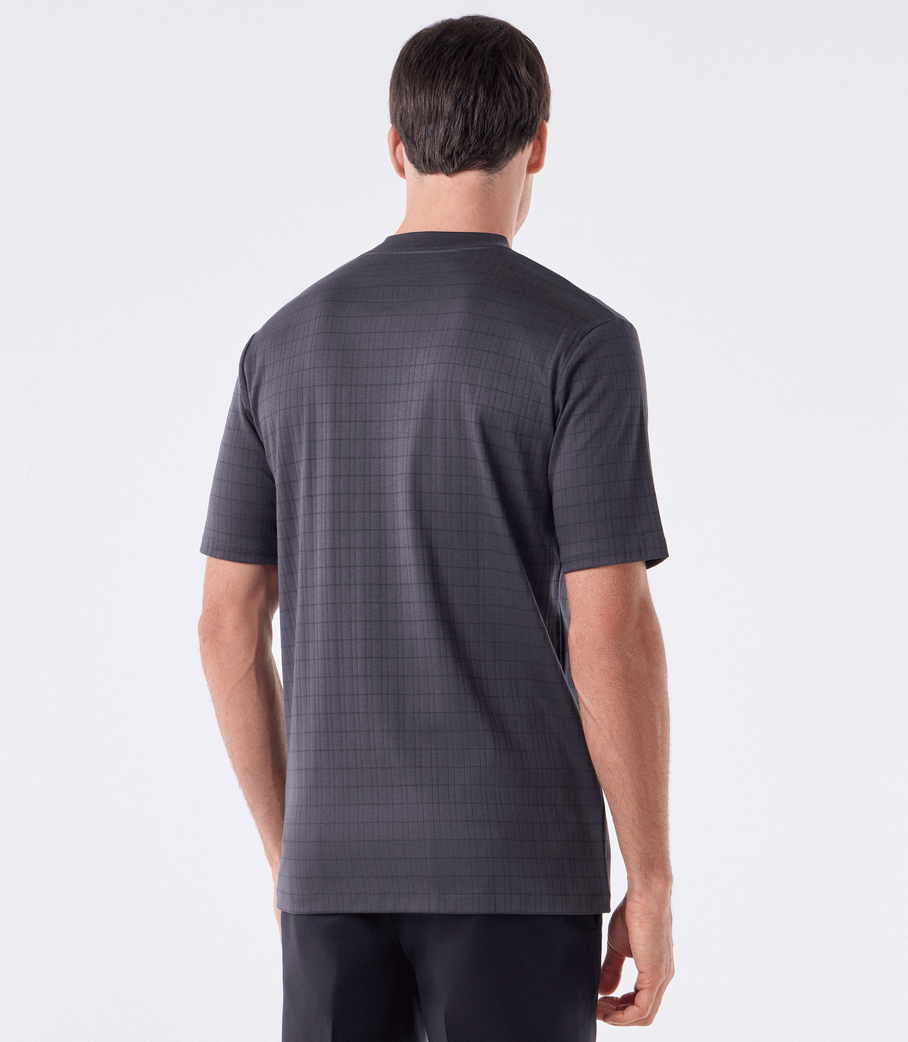 Camiseta Maquineta Gola Média Cinza – slide 3