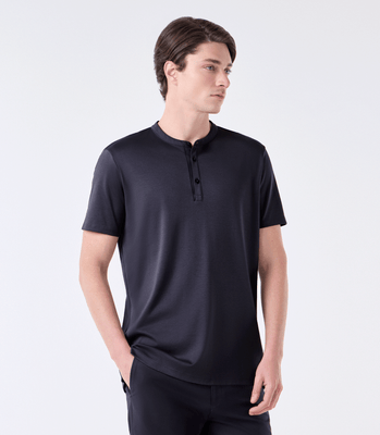 Camiseta Interloque Gola Mao Preto thumbnail 1