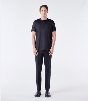 Camiseta Interloque Gola Mao Preto thumbnail 2